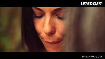 Preview 2 of India Srxxy Vidio - Brunette Alexa Tomas Fingers Her Twat In The Forest &amp_ Sucks Dick Good - LETSDOEIT