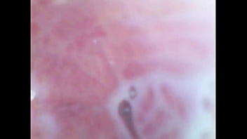 Preview 4 of Jamie Stang - Real pussy orgasm contraction cam inside pussy!!! Sperm found in pussy juice under microscope!!!