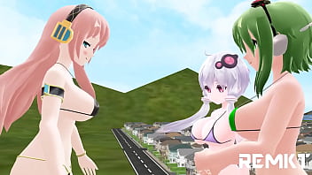 Preview 2 of Publicagent Miranda - (MMD Giantess) Giantess Syndrome