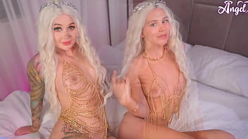 Preview 4 of Bigg Tits Natural Movise - First threesome for Angel Teaser