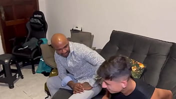 Preview 2 of Nadia Ali Xxx Beag - J&aacute_ e natal novinho marrento e seu amigo  ganharam dois piru do seu padrasto na noite de natal bareback Juninho Oficial  Patrick Jesus Tom Black3