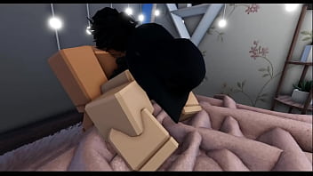 Preview 2 of Bita Xxxvideo - ROBLOX slut gets fucked in bedroom