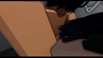 Preview 4 of Bita Xxxvideo - ROBLOX slut gets fucked in bedroom