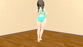 Preview 3 of Soda Chug - 【Kyo】 Dancing curvy animation girl.【plump】