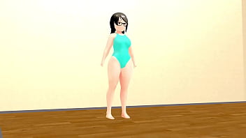Preview 1 of Soda Chug - 【Kyo】 Dancing curvy animation girl.【plump】