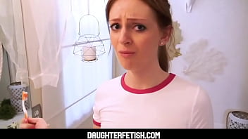 Preview 3 of Xxxxvideo Bigkok - Teen Stepdaughter Brushing Teeth Fuck POV