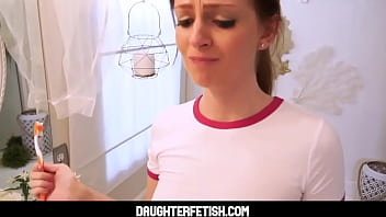 Preview 4 of Xxxxvideo Bigkok - Teen Stepdaughter Brushing Teeth Fuck POV