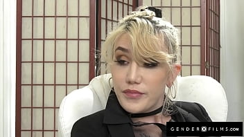 Preview 1 of Iran Syah - GenderXFilms - Hot Trans Therapist Lena Moon Fucked By Patient