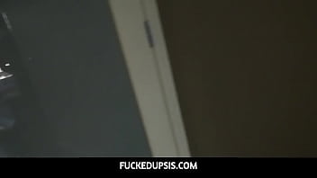 Preview 1 of Tarra Whitr - FuckedUpSis - Blindfolded stepsis Tiffany Watson get two dick surprise