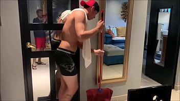 Preview 4 of Hd Xxx Sr - Hot jock taking a shower after fucking a hairy ass