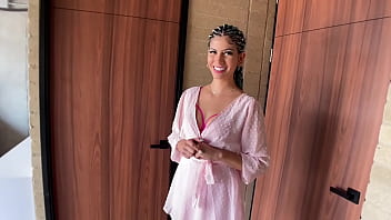 Preview 1 of Rileh Reid - Bug Butt Latina MILF fucks her airbnb guest