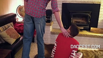 Preview 1 of Xxx Vidia Videos - Stepdad Makes Stepson&#039_s Christmas Special
