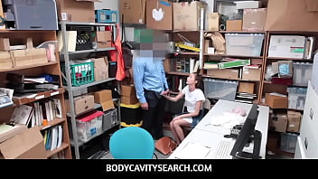 Preview 2 of Www Xxnx Egypt - BodyCavitySearch - Petite teen suspect Carolina Sweets punish fucked roughly on CCTV