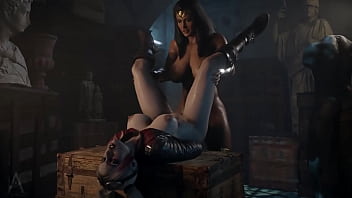Preview 1 of Arab Virgin Rape - 3D Futanari Animation Compilation | Wonder Woman