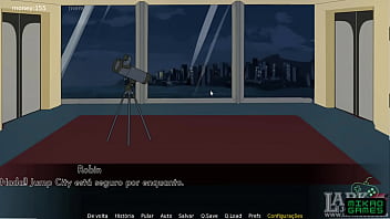Preview 2 of Hogtie Male - Teen Titans ep 9 Gozei na Buceta de Estelar e Depilei Mutano Femea