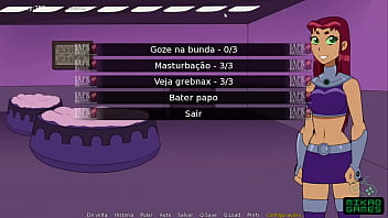 Preview 1 of Hogtie Male - Teen Titans ep 9 Gozei na Buceta de Estelar e Depilei Mutano Femea