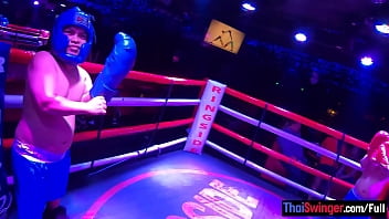 Preview 2 of Dasiy Stone Sister - Midget boxing in Thailand lead to sex with the sexy Asian ring girl