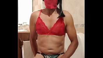 Preview 4 of Hiba Monaster - Video N&uacute_m #160. Acabando en lencer&iacute_a y dildo en mi culito ardiente