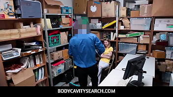 Preview 2 of Shemale Scat In Mouth Slave - BodyCavitySearch - Catarina Petrov Shoplifter Enjoying Getting Her Pussy Eaten Out
