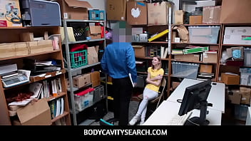 Preview 3 of Shemale Scat In Mouth Slave - BodyCavitySearch - Catarina Petrov Shoplifter Enjoying Getting Her Pussy Eaten Out