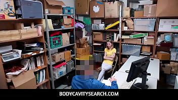 Preview 1 of Shemale Scat In Mouth Slave - BodyCavitySearch - Catarina Petrov Shoplifter Enjoying Getting Her Pussy Eaten Out