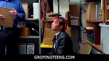 Preview 1 of Hungarian Szuzanna - GropingTeens - Hot Asian MILF Christy Love Has Sex With Security Guard To Get Virgin StepDaughter Off Of Shoplifting Charges