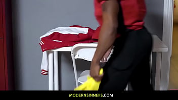 Preview 1 of Wald Sex Vedio - Alpha male testosterone rising in the locker room - Adrian Hart,  Joseph Castlian