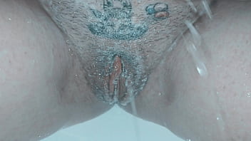 Preview 2 of Rx N - Milf shaving her pussy up close and lots of soap