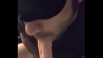 Preview 2 of Mother And Son Slping - Sucking a dildo,  cumming on the dildo and then sucking it again