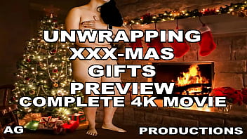 Preview 1 of Smasll Cutie - PREVIEW OF COMPLETE 4K MOVIE CUMMING XXX-MAS WITH AGARABAS AND OLPR