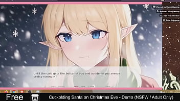 Preview 3 of Arabien Porn - Cuckolding Santa on Christmas Eve - Demo (NSFW / Adult Only)