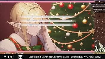 Preview 1 of Arabien Porn - Cuckolding Santa on Christmas Eve - Demo (NSFW / Adult Only)