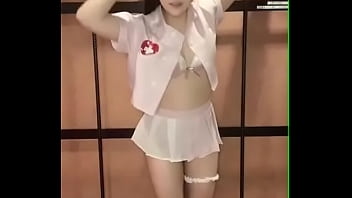 Preview 4 of Mamda And Fat - Idol changes into a nurse&#039_s uniform while restrained