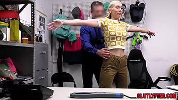 Preview 2 of Fat Girlg Sex - Love the eager horny slut Kay got fucked from behind. Security officer Mike Mancini is questioning suspected thief Kay Lovely in the backroom. Kay admits to stealing a bottle of water and tells Mike that she&rsquo_s hiding something