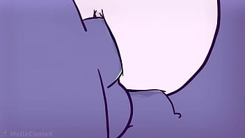 Preview 4 of Poran B F - animation by missmoonified: pajama party with special guest