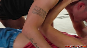 Preview 3 of Virgin First Time Intercourse - Gays Trevor Harris and Kane Fox share their sex life with us so you better watch and witness it all