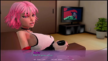 Preview 3 of Wapwet Com - The wants of summer [Hentai game PornPlay] Ep.1 peeping on my stepmom while she is in the bathroom naked