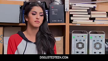 Preview 1 of Bokep Amatoer - DisgustedTeen - Sophia Leone Has to Fuck With Officer For Her Way to Home