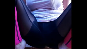 Preview 4 of Javforme Hd - Adore my new leggings ??#pee #piss #peeing #desperation #leggings #wetpants #pantwetting