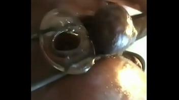 Preview 3 of Hot Mom Fuking Her Son - Giant Butt plug and a Plane ride