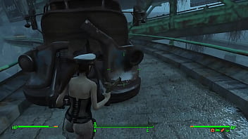 Preview 2 of Desi Frest Time - FALLOUT 4 Hinata the Asian Survivor [Part 9] - Corvega Assembly Plant