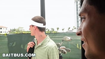 Preview 1 of Boy Kissing Girl Everywhere - BAITBUS - Brad Davis Didn&#039_t See Patrick Ridge Coming For His Dick Haha