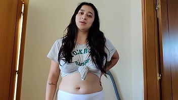 Preview 1 of Thanks Wwwxnxxcom - Step sister with white socks and granny panties