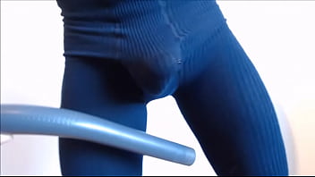 Preview 3 of Ktena Kaf - fuckinsox shows off in pantyhose and plays with vacuum cleaner