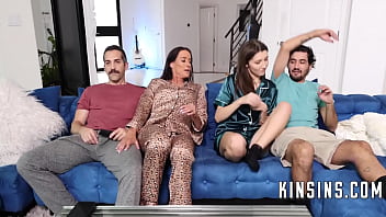 Preview 1 of Girls Masturbate Vedio - Stepmom And Girlfriend Ruin Our No Nut November