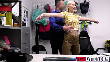Preview 1 of Beyad Move - Blonde teen shoplifter fucked in pussy &amp_ mouth