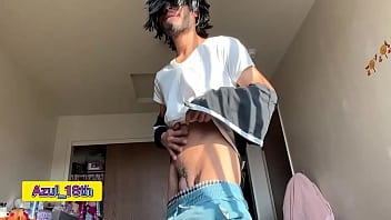 Preview 2 of Teen Boy Gay Massage - Beautiful young man doing mischief over the weekend
