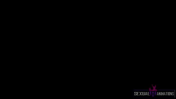 Preview 1 of Sandra Romain Foot Fetish - My Step Sister and I Masturbate for Fun,  We Can&#039_t Resist Using a Dildo - Sexual Hot Animations
