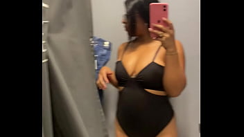 Preview 2 of Asian Mom Aunt Son Gameshow - Changing room flashing