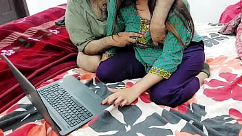 Preview 1 of Bf Movis Free Dawnlods - Pakistani Computer Teacher Giving Lesson To His Beautifull Student At Her Home With Clear Urdu Audio
